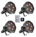 Cameo FLAT PAR CAN TRI 5x3W IR SET